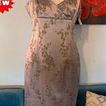 Laundry by Shelli Segal NEW  size 10 Gray Oriental Fitted Dress Semi Formal $198 Photo 0