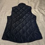 Bass Women's Quilted Navy Vest Blue Photo 1