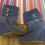 Michael Kors  Women's gray Suede Wedge Boots Photo 10