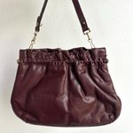 Etienne Aigner Vintage Oxblood Leather Kiss-Lock Purse Burgundy Rare Photo 1