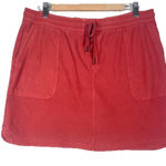Athleta  Farallon Skirt Size L In Dried Cinnamon Red Stretch Sporty Athleisure‎ Photo 0