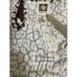Anne Klein  long sleeved black and white animal print wome's blouse XL‎ Photo 5