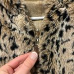 Vintage Giacca Cheetah Leopard Fur Jacket Tan Size M Photo 5