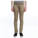 Dickies NWT  WOMENS 5-POCKET CLASSIC SKINNY PANT KHAKI Size 0.  Photo 0
