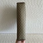 CELINE  Vintage Macadam‎ Authentic Rare Leather Zipper Beige Clutch Photo 15