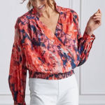 Soft Surroundings  Rioja Crossover Wrap‎ Blouse Size XS Photo 0