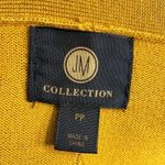 JM Collection  Womens Cardigan Sweater Duster Laced Cuff Open Mustard 0 Petite Photo 7