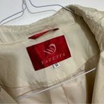 Pearl women’s trench coat 3/4 length sleeve size xs Yellow Photo 11