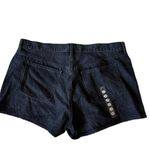 ZARA NWOT  DENIM DISTRESSED RELAX FIT BLACK SHORTS SZ-24 Photo 1