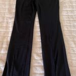 CRZ Yoga black flare leggings w/ slit hem Photo 0