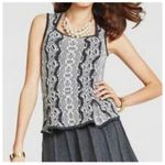 CAbi #887 knit peplum sweater tank medium Photo 0