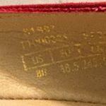 Stuart Weitzman  Adeliza Tonal Red Suede Ballet Flats 8 EUC Coquette Cherry Red Photo 6