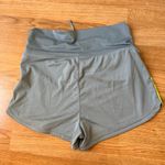 Nike  Women's Athletic Shorts in Gray and Neon Green Photo 1