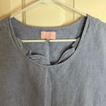 Joules Womens Linen Chambray Shift Size 12 Denim Dress Drawstring Beach‎ Summer Blue Photo 6