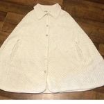 VTG Montgomery Ward Sweater Poncho Buttons Blanket Stitch Cottage Core OS Size undefined Photo 0