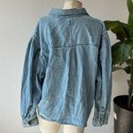 Levis Women's NWT Denim Blue Button Up Top Photo 2