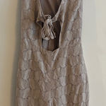 Free People Lace Cutout Sleeveless Jumpsuit VNeck Size 6 Photo 0