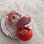 Urban Outfitters Roxy Resin Ring Set, pink/rose size6, new Photo 0
