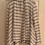Sundays Lazy  Striped Women's Cardigan - Black and White Photo 0