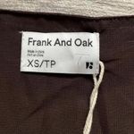 Frank And Oak  The Wrap belted mini dress, brown. Women’s size XS NWT Photo 2