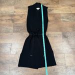 Calvin Klein  Black Belted Sleeveless Cardigan Belted Duster Photo 12
