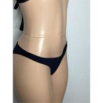 PilyQ New. PQ black fringe teeny bikini. D-cup/medium. Retails $172 Photo 7