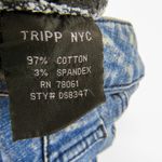 Tripp NYC Hot Topic Acid Wash Skinny Jeans Studded Size 9 Waist 29" Photo 5