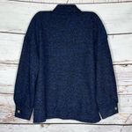 NorthStyle NWT Size L Blue & Black Tweed Button Down Shacket Photo 1