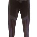 Central Park West Central Park Sport Velvet Trim Leggings Size Large Black Photo 0