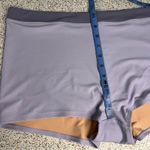Madewell  Second Wave Ribbed-Trim Bikini Shorts *Bottom Only* Lavender Women’s XL Photo 5