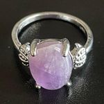 Amethyst Purple ring size 9 Photo 0