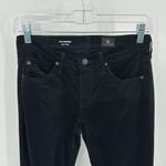 AG Adriano Goldschmied Adriana Goldschmidt black velvet super skinny legging chic rocker versatile Photo 2