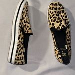 Keds X Kate Spade • Leopard Print Calf Fur Double Decker Slip On Sneaker Size 8 Photo 3