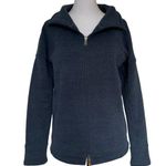 prAna Full Zip Fleece Jacket Womens Size XS Blue Collared Outdoors Hiking Active Photo 0