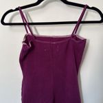 Reformation  ribbed plum purple bodysuit stretchy‎ square neck Sz Small Photo 8