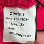 Clothin Women's Fleece Pants Red Thermal Pull On Soft Cozy Outerwear Ski XL NWT Photo 8