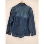 Refuge Over-Sized Blue Denim Jacket Unisex Size Medium Photo 5