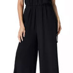 Sweaty Betty NWT  Cruise Wide Leg Jumpsuit V-neck Sleeveless Black Size S Photo 0