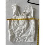 Madewell 100% Linen Cross Back top Size 00 Photo 3