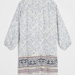 Anthropologie  Maeve Blue Arwen Ikat Duster NWT Medium/Large M/L Photo 1