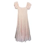 Mabel Mable Pink/White Grid Pattern Maxi Dress NWOT Photo 3