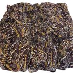 Free People  Saturday Sun Floral Mini Skirt Sz 4 Back Zipper Rayon  NWOT Photo 8