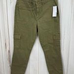 Just Fab Women’s XL Olive Green Cargo Pants Jeans New Photo 0