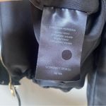 Carolina Herrera 2020 logo print reversible zip up bomber jacket Sz Large Photo 12