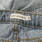 Avec Les Filles  Blue Cutoff Denim Shorts Women’s 27 Photo 3