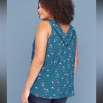 Lane Bryant Womens Blouse Size 22 Floral Sleeveless V Neck Layered Tank Top Photo 1