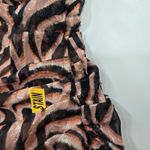 DUNDAS x REVOLVE Norma Mini Dress in Natural Zebra Small Black Photo 12