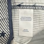 IZOD NWT! Women’s blue and white stripes and stars flat front shorts size 10 Photo 5