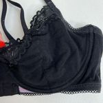Savage X Fenty Size 36DDD Bra Wired Cotton Essentials Lace Black Caviar Woman’s Photo 3