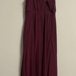 Birdy Grey  Kaia Chiffon Bridesmaid Dress Size Medium Maxi Formal HOCO Prom Photo 2